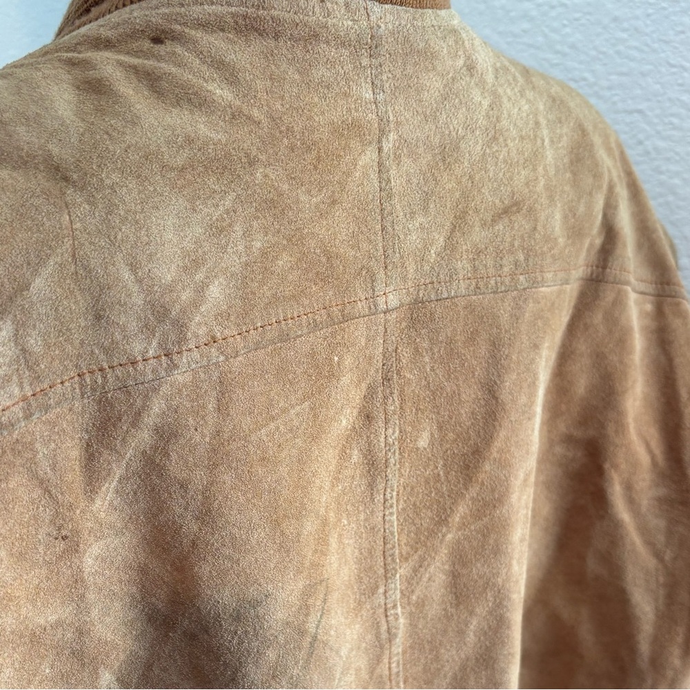 Leather Bomber Jacket - Picture 6 of 14
